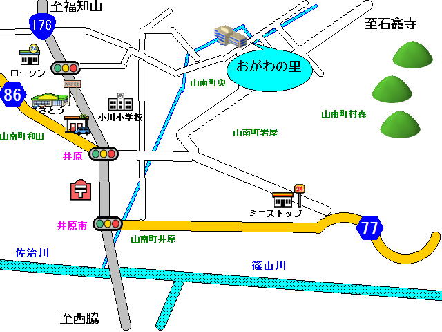 おがわの里は、兵庫・丹波・山南の緑豊かな土地にある  社会福祉法人みつみ福祉会の特別養護老人ホーム、デイサービス、相談事業所です。